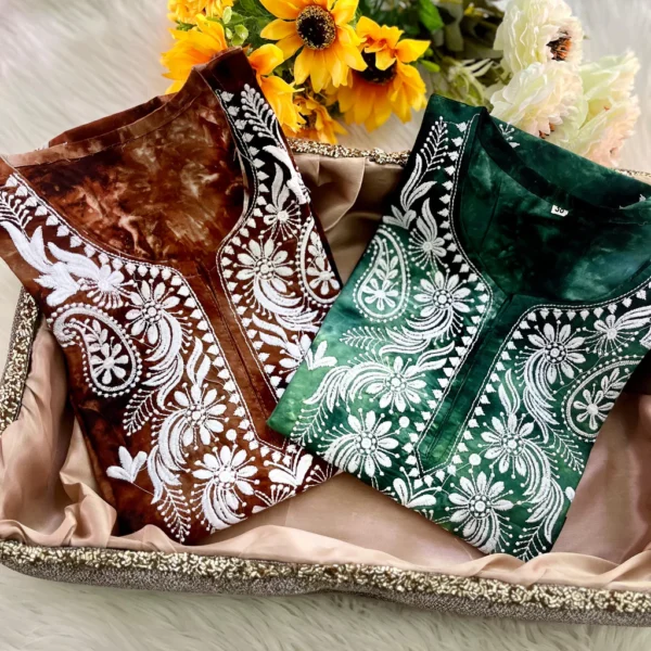 Luxurious feels Cotton Buy 1 Get 1 Free Butter Soft Chikankari kurtis
