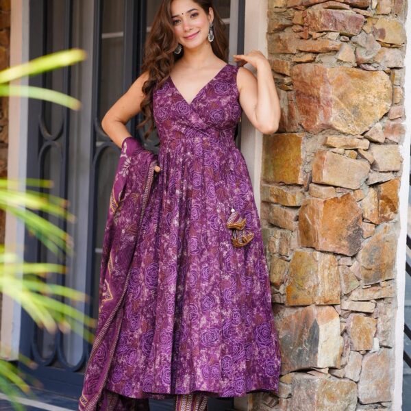 Pushkar Phool Cotton Suit Set