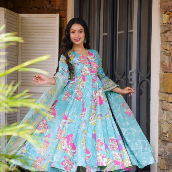 Jaipuri Riwaaz Cotton Suit Set