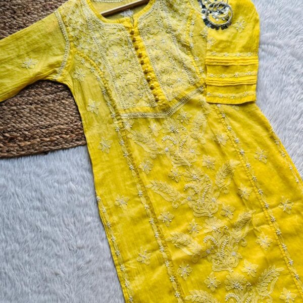 Lucknowi Chikankari Handwork Butter Soft Chikankari kurtis