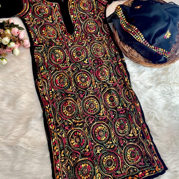 Lucknowi Chikankari Handwork Butter Soft Chikankari kurtis