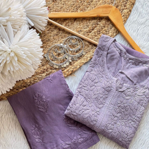 Lucknowi Chikankari Handwork Butter Soft Chikankari kurtis