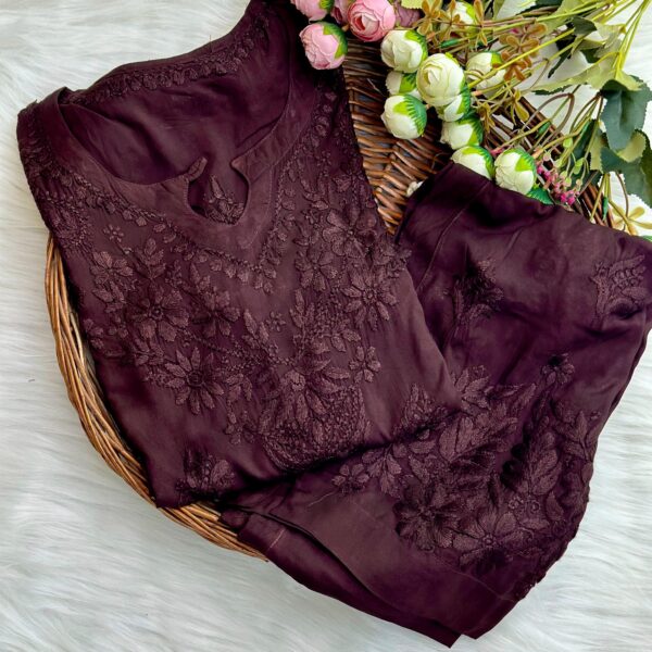 Lucknowi Chikankari Handwork Butter Soft Chikankari kurtis